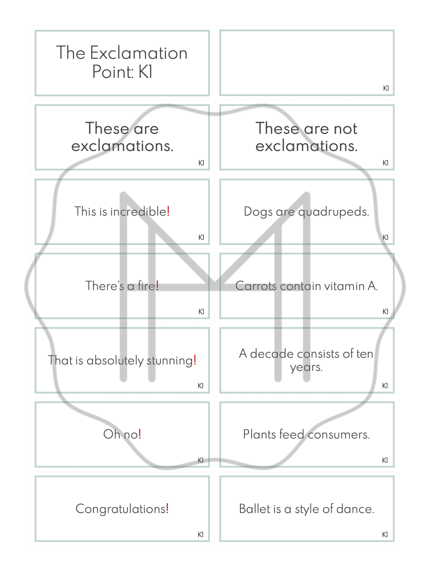 Mechanics Study: The Exclamation Point