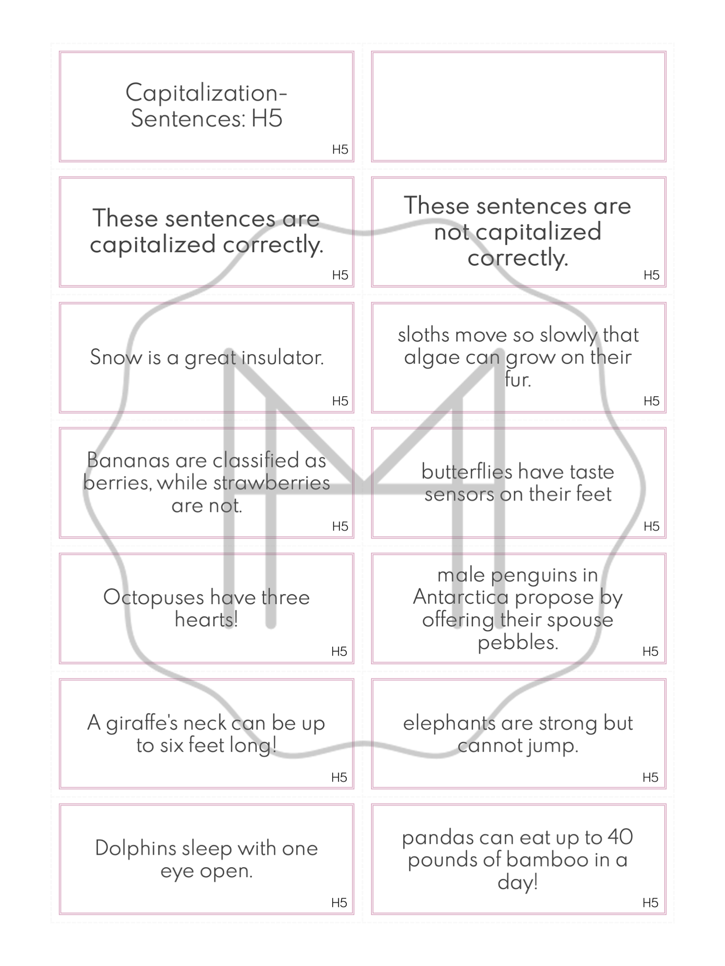 Mechanics Study: Capitalization