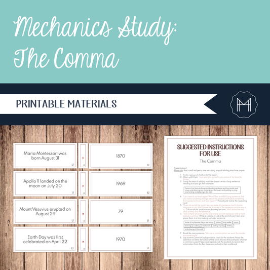 Mechanics Study: The Comma