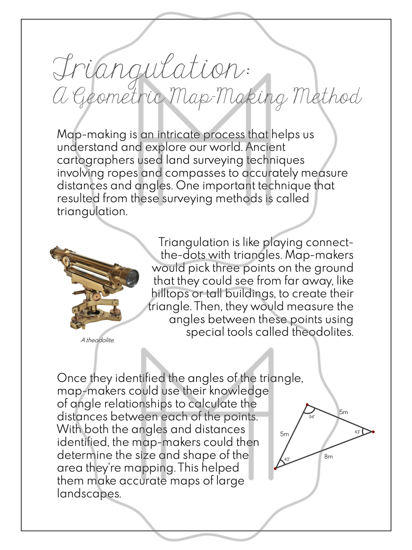 The History of Cartography- 3-Part Cards, Timeline, Reading Passages, and more!