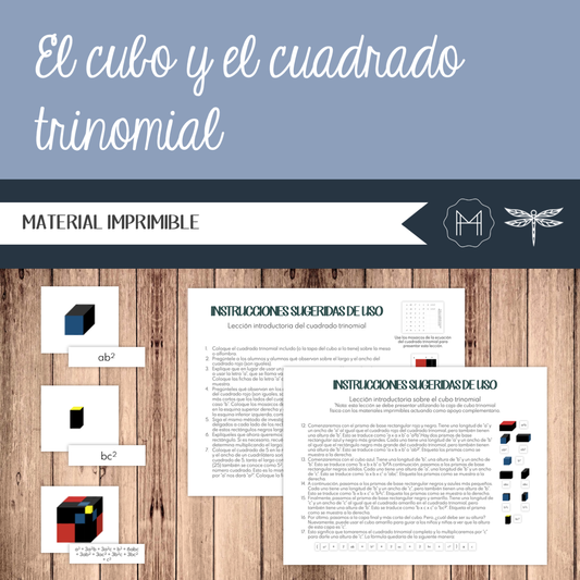 Español - El cubo y el cuadrado trinomial