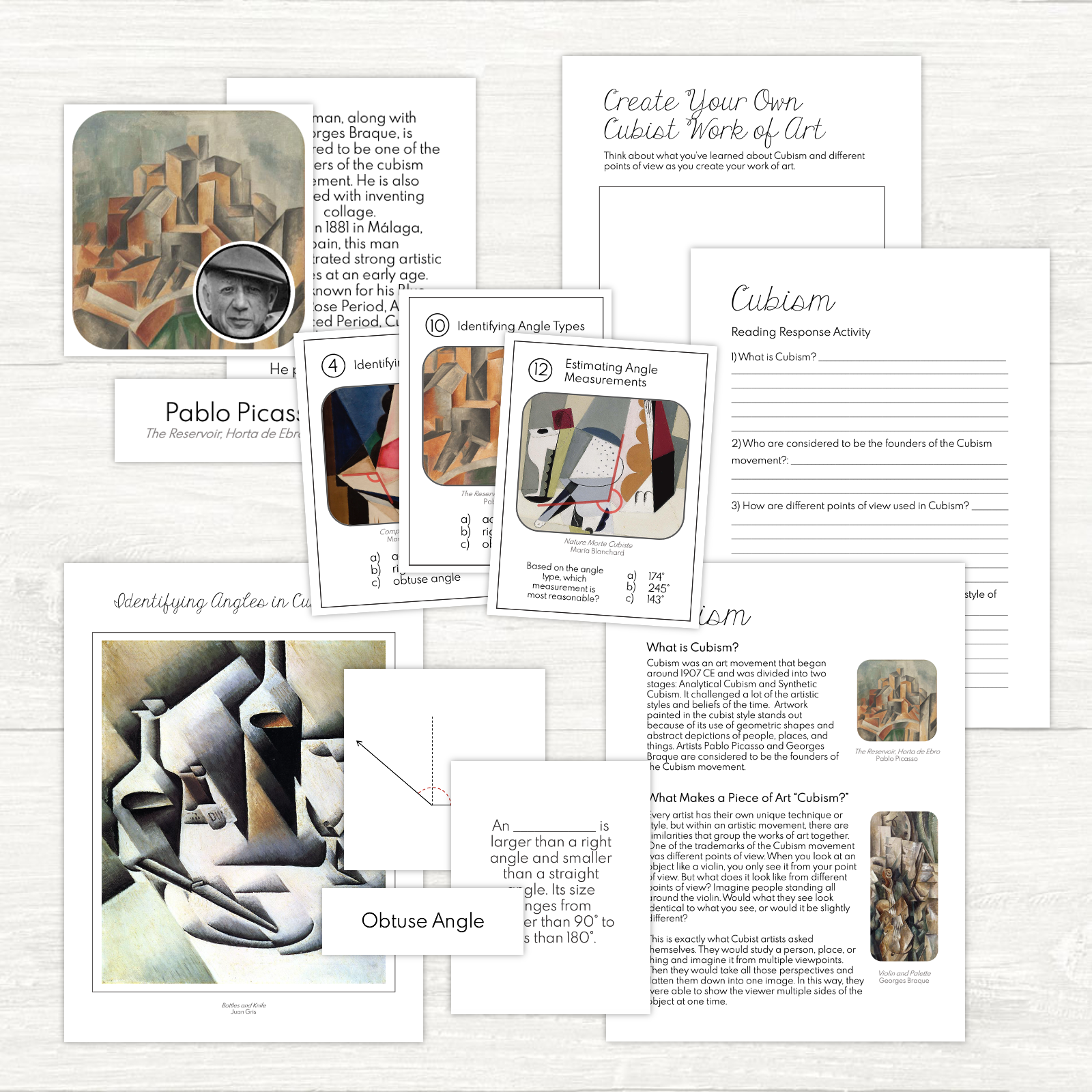 Finding Geometry in Art: A Study of Cubism – themodernmontessoriguide