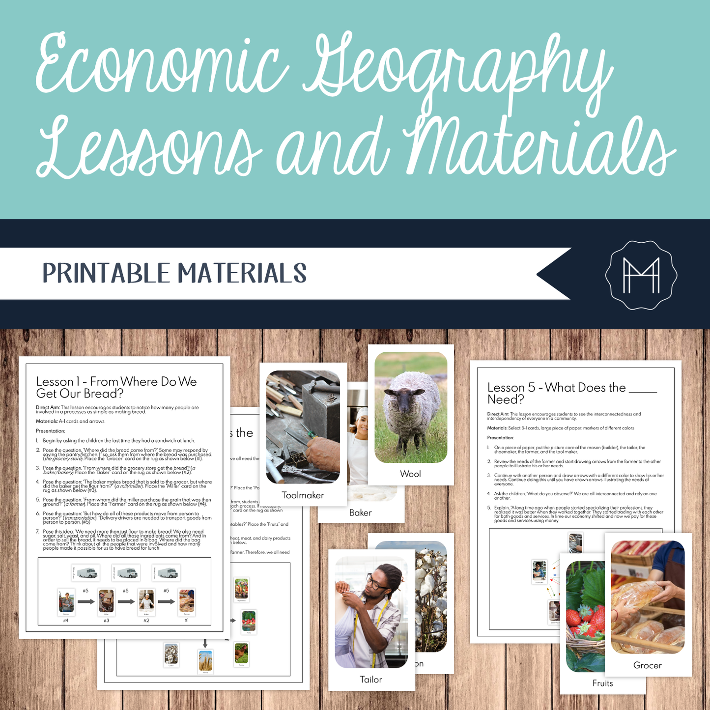 Economic Geography Lessons and Cards