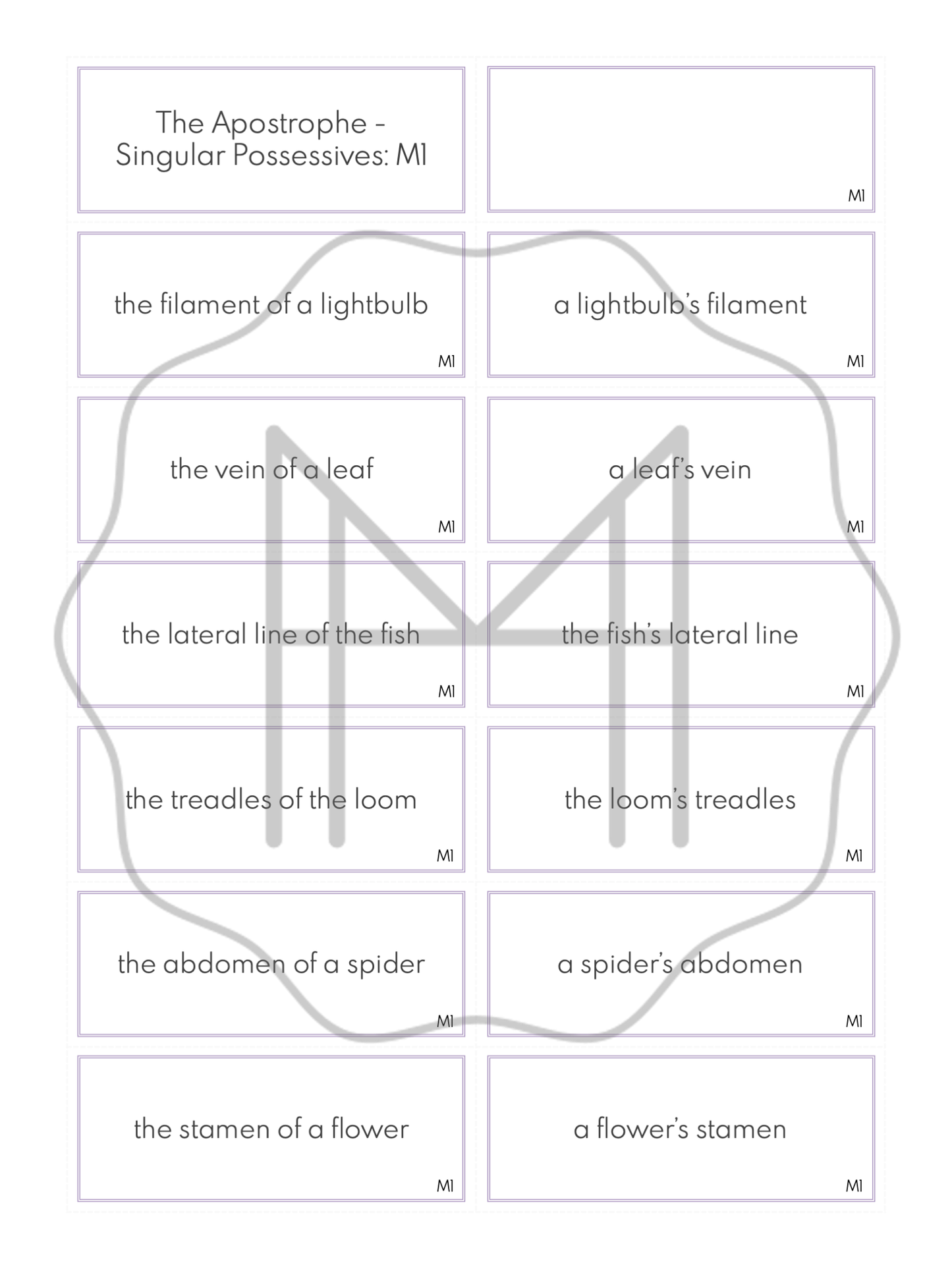 Punctuation Lessons and Materials