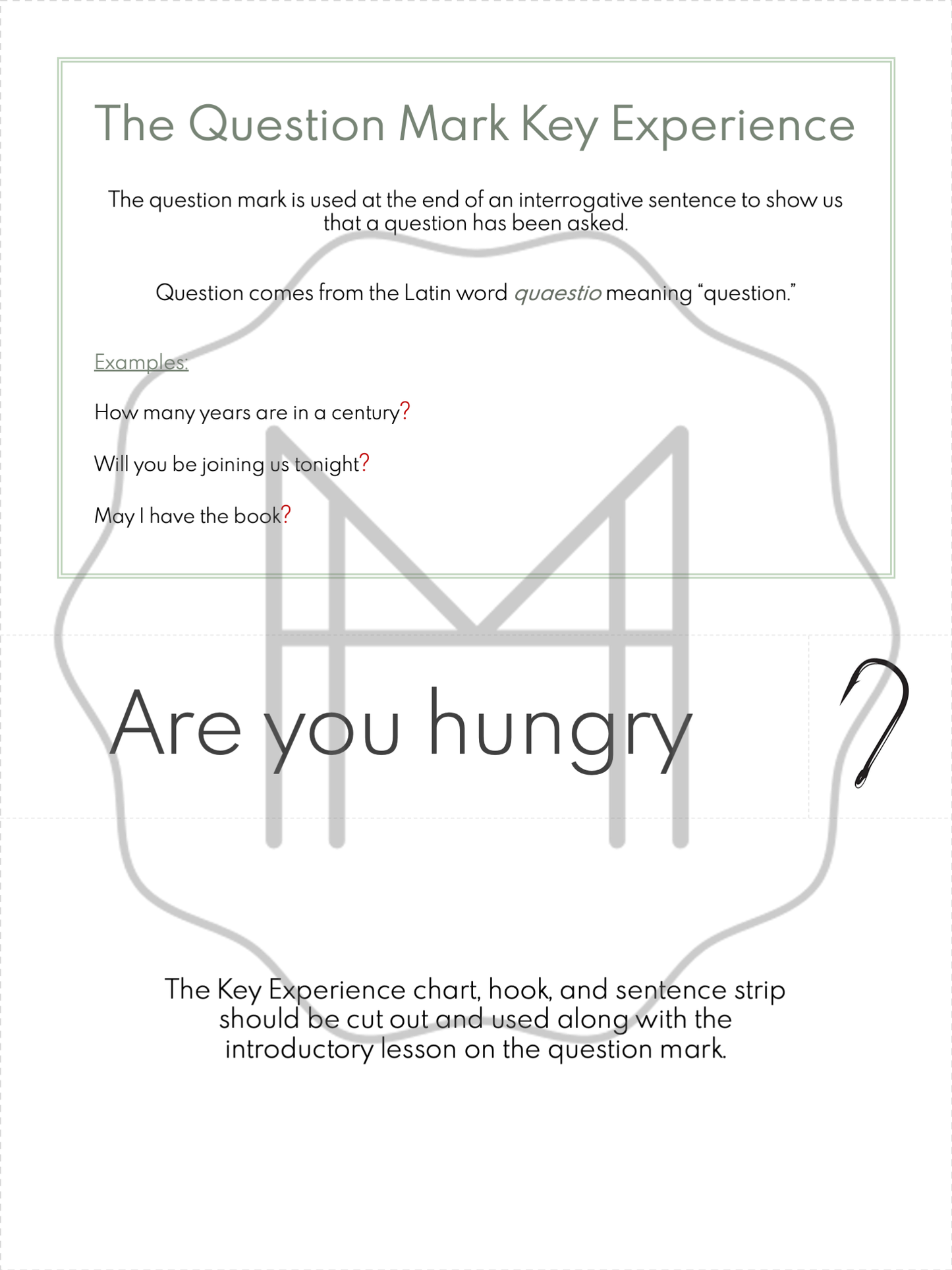Mechanics Study: The Question Mark