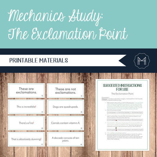 Mechanics Study: The Exclamation Point