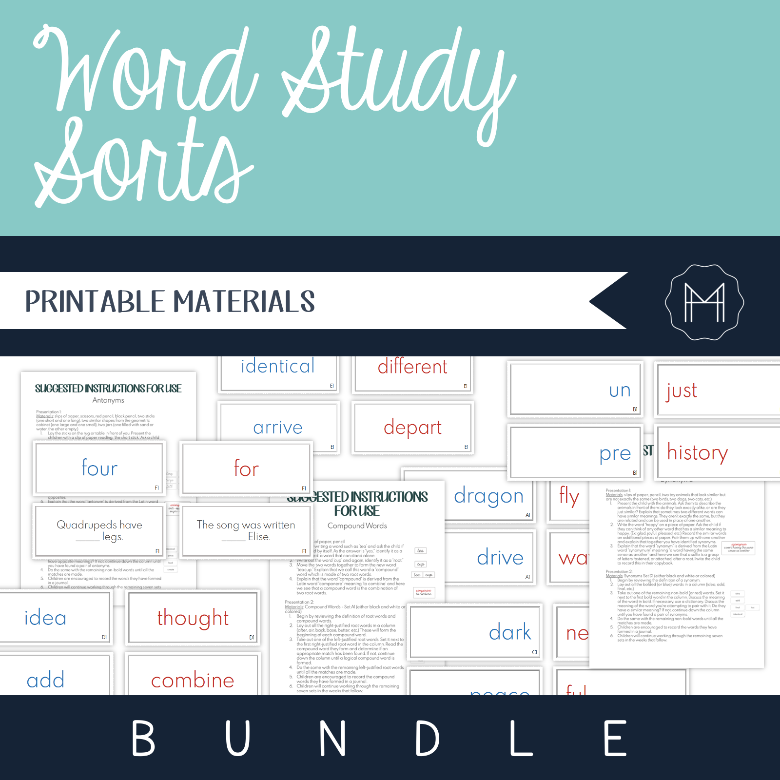 Word Study Bundle – themodernmontessoriguide