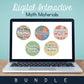 Digital Interactive Montessori Math Materials Bundle - Distance Learning