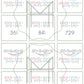 Binomial Square Matching Cards