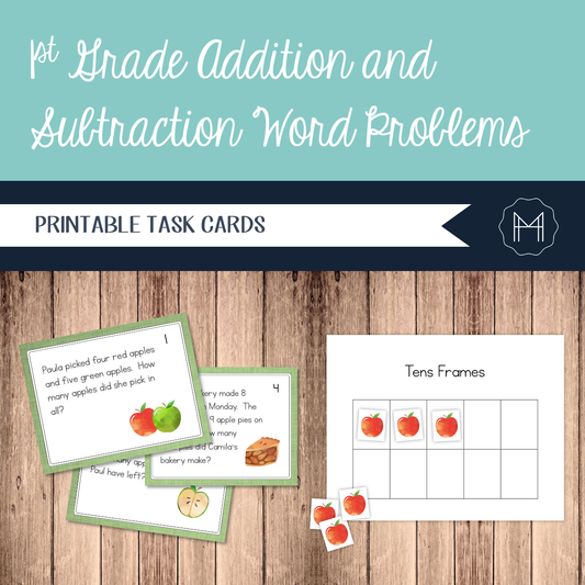 1st Grade Addition and Subtraction Word Problems