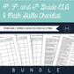 BUNDLE! 4th-6th Grade ELA and Math Skills Checklist- Montessori Record Keeping