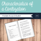 Characteristics of a Civilization Research Booklet