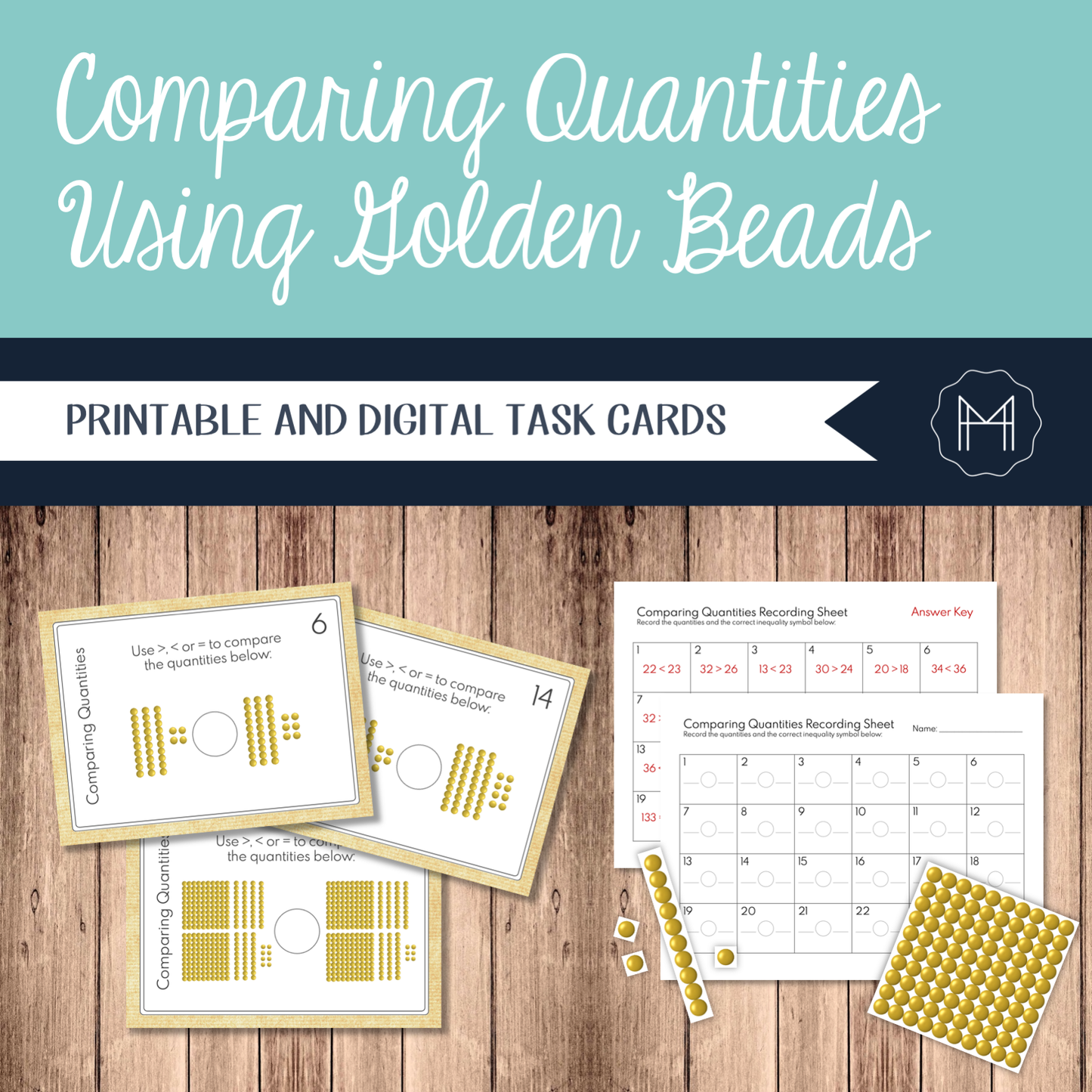 Comparing Quantities Using Golden Beads