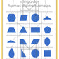Formas de 2 dimensiones - Materiales