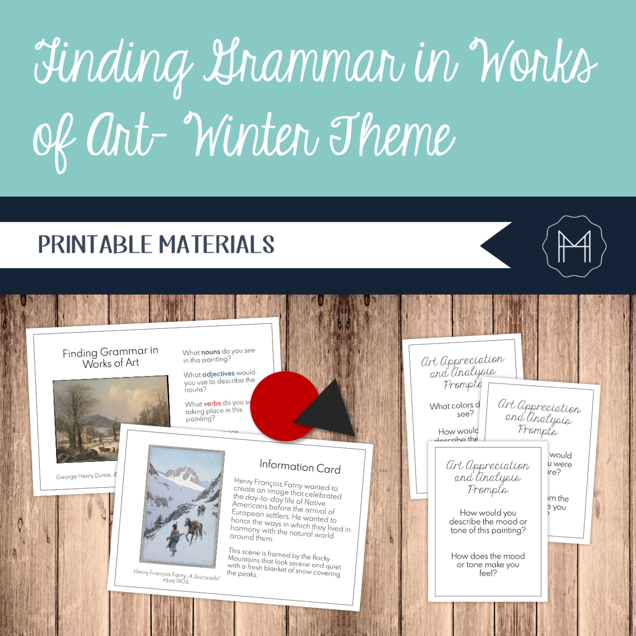Finding Grammar in Works of Art- Winter Theme