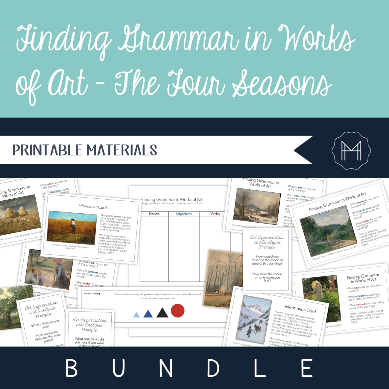 Finding Grammar in Works of Art - The Four Seasons Bundle