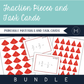 Fraction Task Cards and Printable Pieces Bundle