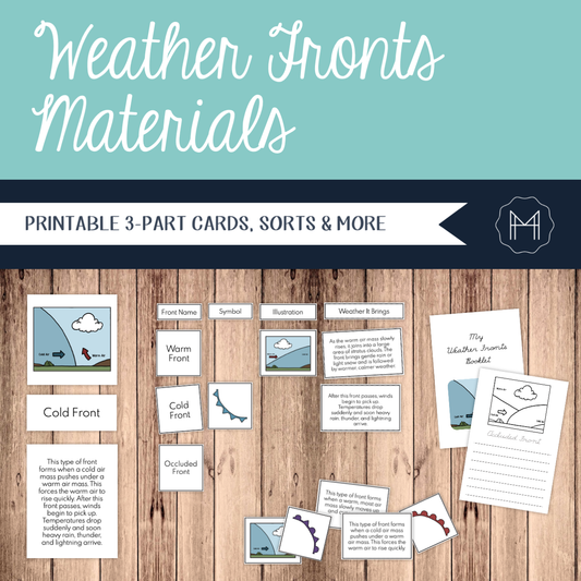 Weather Fronts Materials