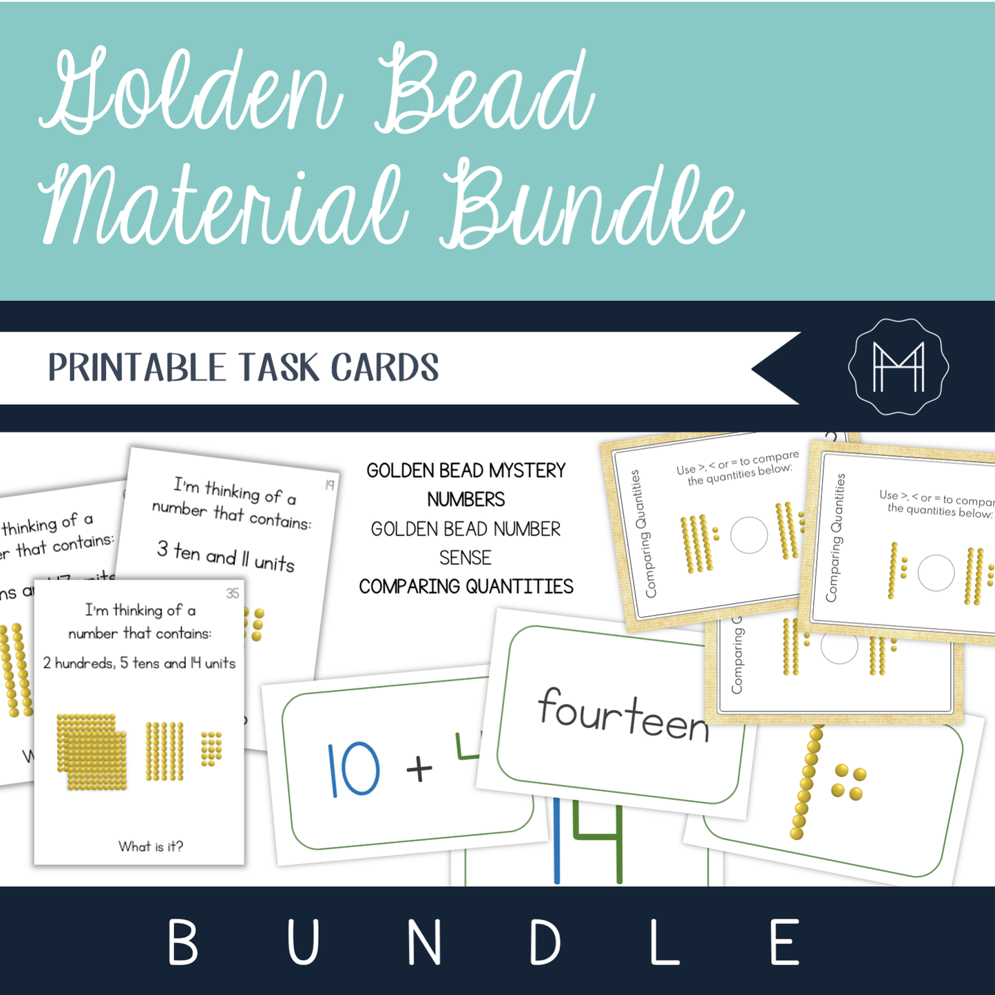 Golden Bead Materials Bundle