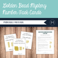 Montessori Style Golden Bead Mystery Number Task Cards