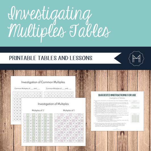 Investigating Multiples Tables
