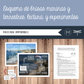 Esquema de brisas marinas y terrestres, lectura, y experimentos