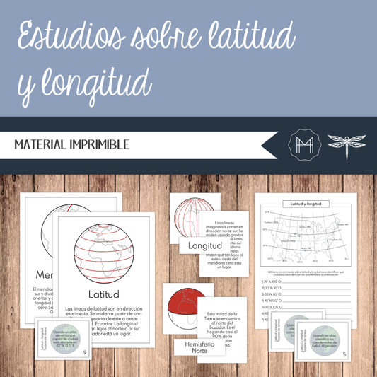 Español - Estudios sobre latitud y longitud