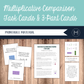 Multiplicative Comparison Using Montessori Bead Bars - Task Cards & 3-Part Cards