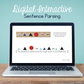 Digital Interactive Montessori Style Parts of Speech Task Cards