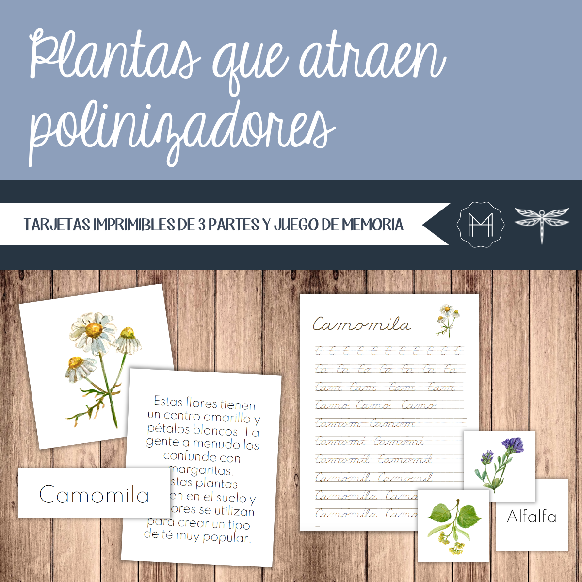 SPANISH- Plantas que atraen polinizadores