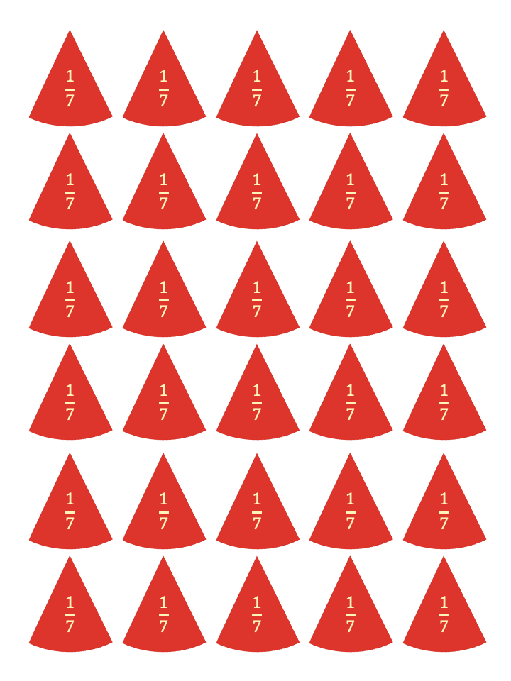 Montessori Style Printable Fraction Pieces
