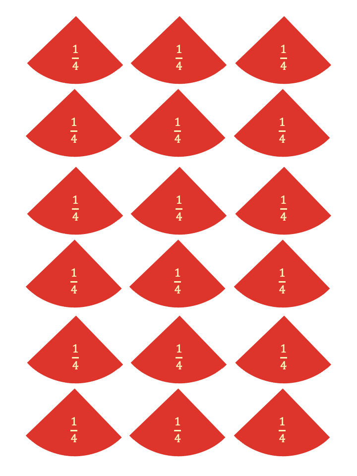 Montessori Style Printable Fraction Pieces