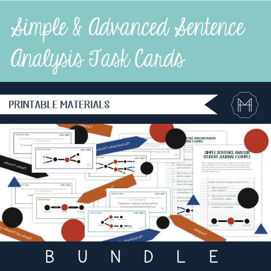 Simple and Advanced Sentence Analysis Bundle