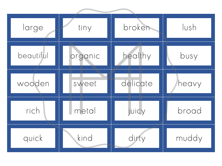 Build Your Own Sentences: Montessori Color-Coded Cards- Spring/Gardening Themed