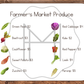 Farmer’s Market 1st Grade Addition Word Problem Task Cards- 3 Addends