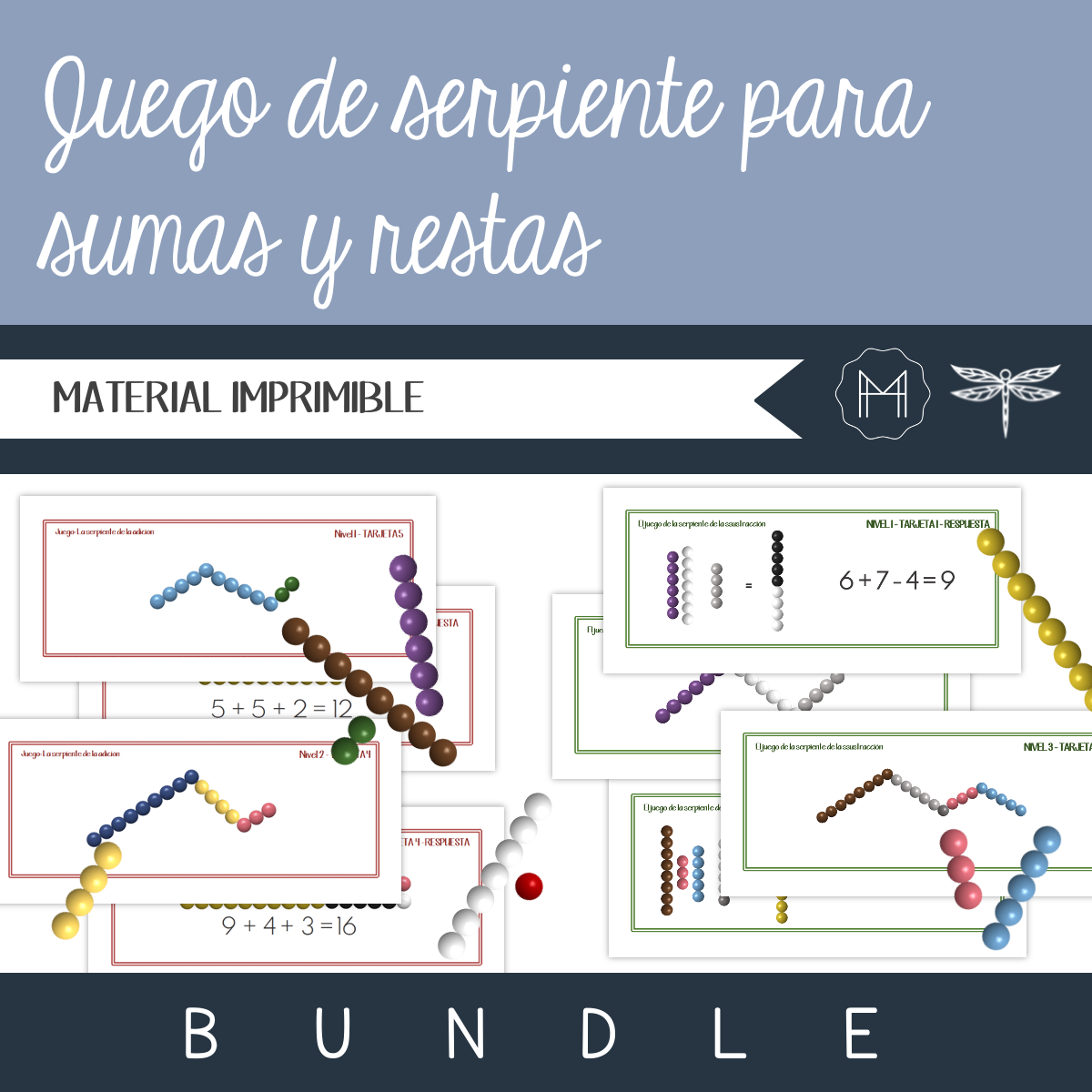 Juego de serpiente para sumas y restas