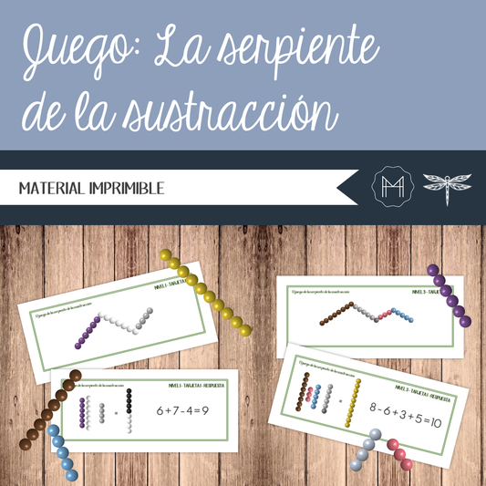 Juego de la serpiente de sustracción