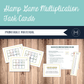 Stamp Game Multiplication Task Cards