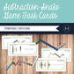 Subtraction Snake Game Task Cards
