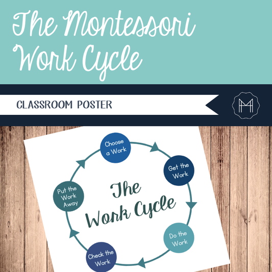 The Montessori Work Cycle Poster