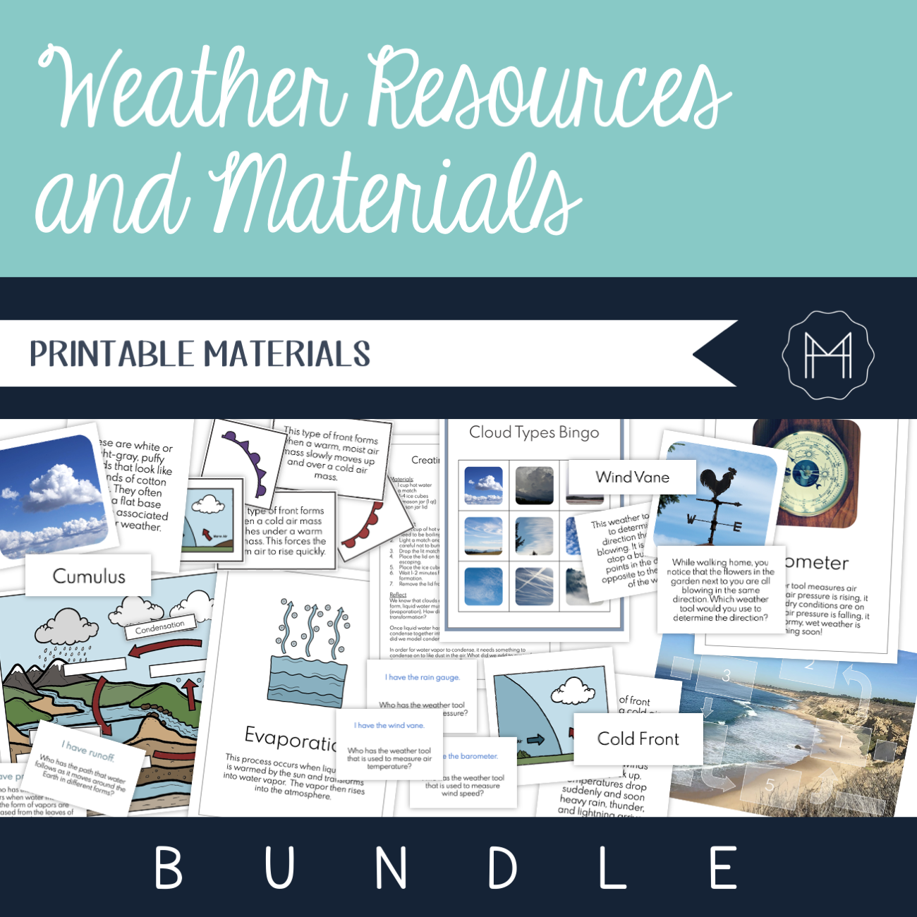 Weather Resources and Materials Bundle