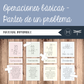 Operaciones básicas – Partes de un problema